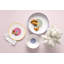 Villeroy & Boch Fleur Couleur Collection Salad Bowl, Premium Porcelain, Made in Germany, Dishwasher and Microwave Safe, Medium Bowl for Serving Side Dishes, 84.5 oz Capacity, 9.5x4.5 in, Multicolored