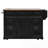 58" Farmhouse Kitchen Island with Storage-307750737