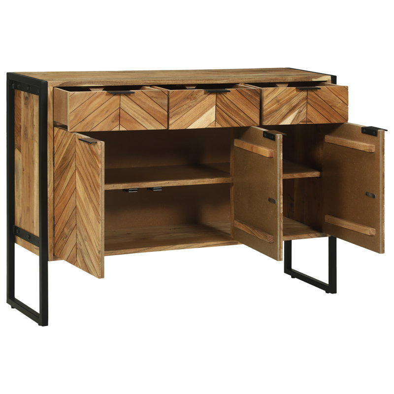 100cm Solid Wood Sideboard