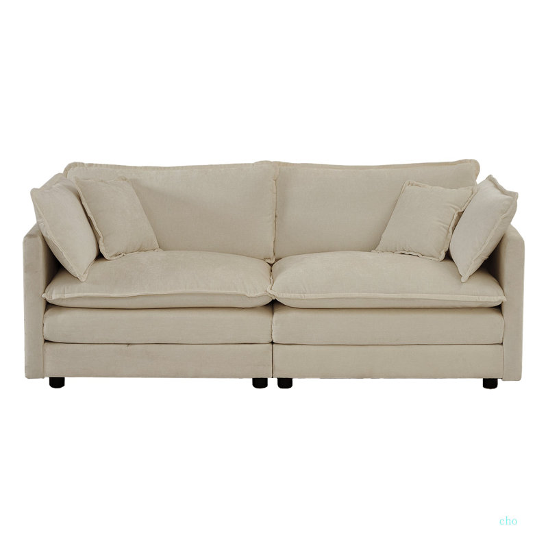 Ensemble de causeuse et de chaise à 2 places, ensemble de canapé et de chaise 2 pièces, causeuse et fauteuil d'appoint, ensemble de canapé en chenille 2 pièces (1 + 2 places) en chenille