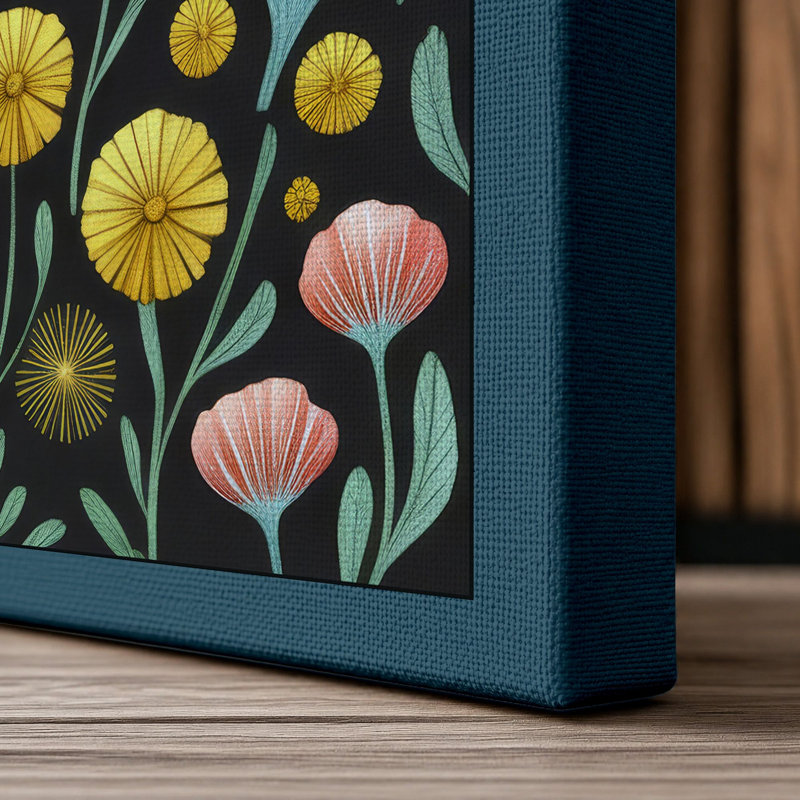 Print, 36x24 - 91.4 x 61.0 cm, Teal Border