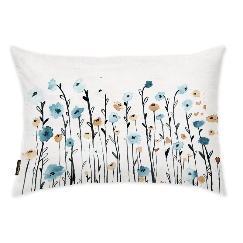 Oliver Gal Floral Throw Pillow