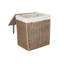 Wicker Laundry Hamper Basket with Lining-2133665393-2133665395