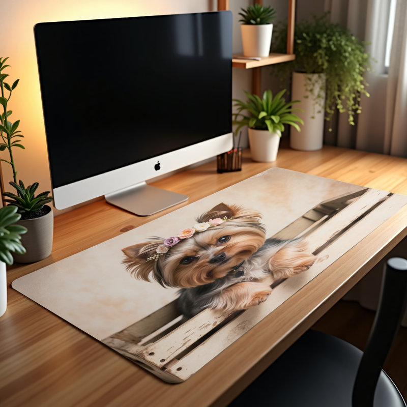 Polyester Desk Pad, 31.5x15.5