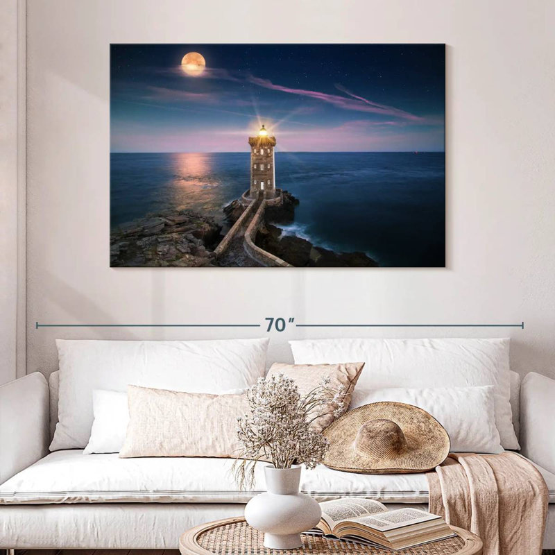 Lighthouse beach Aletra, H 32 po x l 48 po