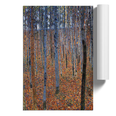 Beech Grove Forest Vol.1 by Gustav Klimt - No Frame Painting