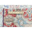 Tapis oriental bleu unique 7X9 One-of-a-Kind