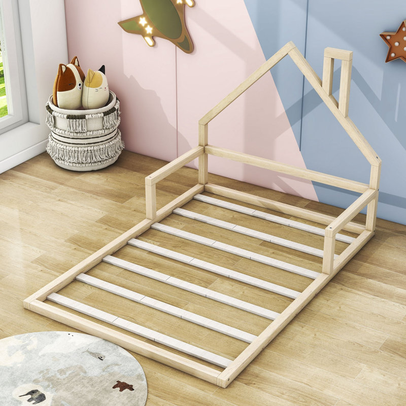 Inglesbatch Platform Bed, Full, Natural