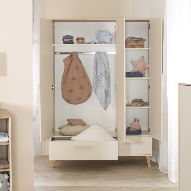 Jil 3 Door Wardrobe