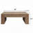 Farmhouse Rectangular Rustic Wood Coffee Table