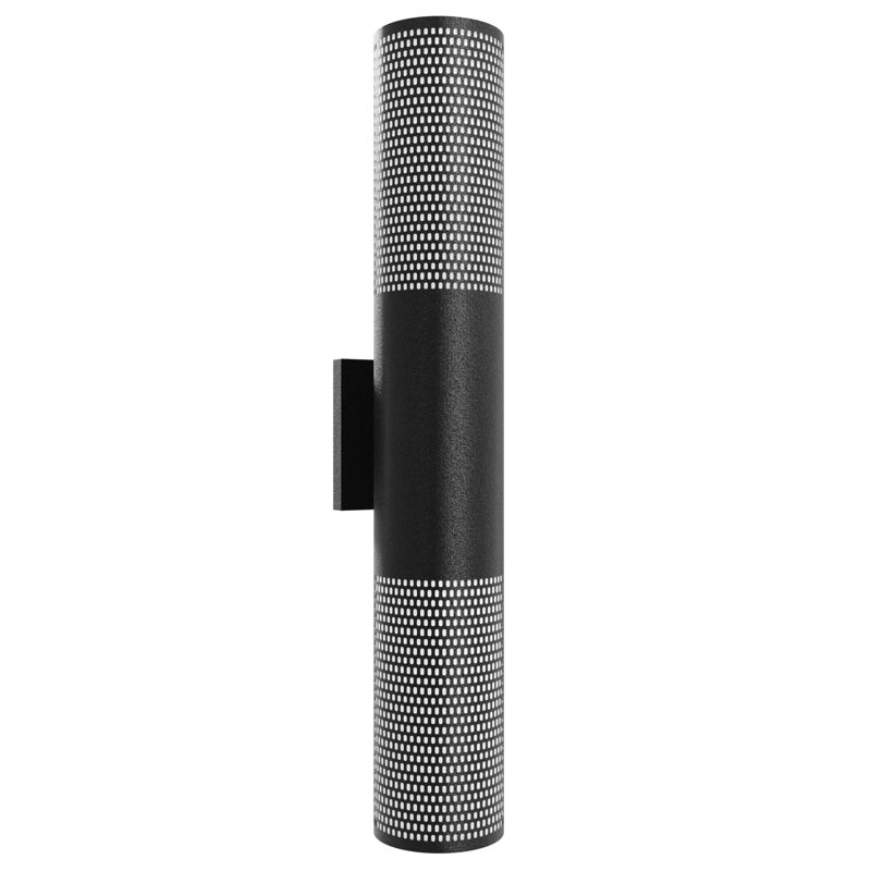 Avenue Outdoor Black Wall Sconce, 24" H x 5" W x 5" D