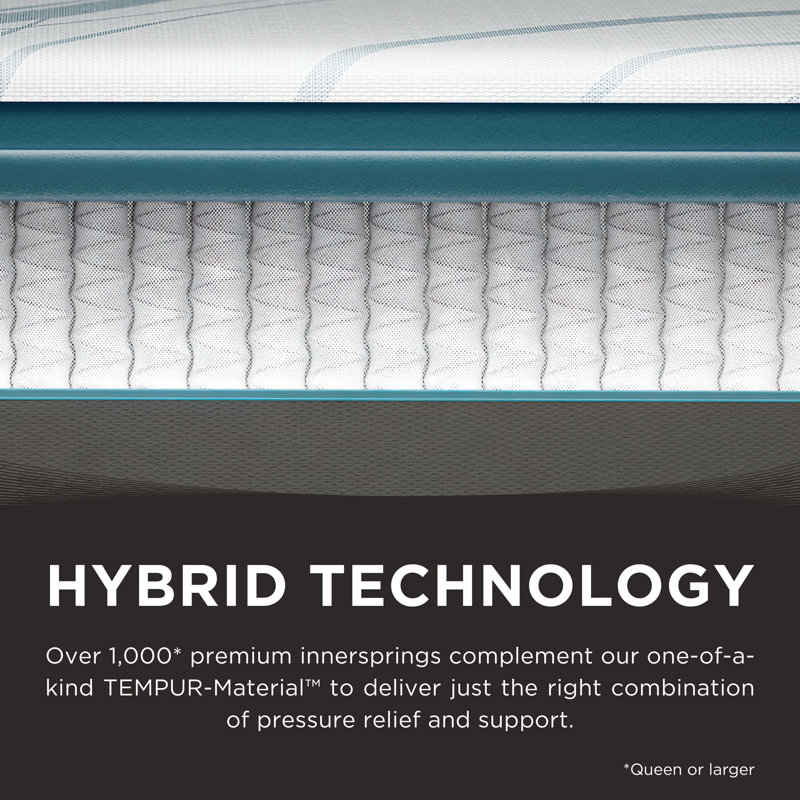 TEMPUR-Adapt® Medium Hybrid 11" Mattress, Extra-long Twin