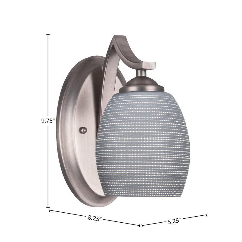 Zilo Wall Sconce, Graphite, Gray