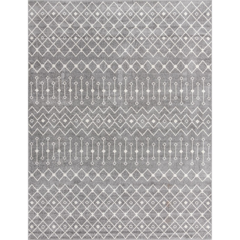Abstract Indoor Rug, Rectangle 10'8" x 14'