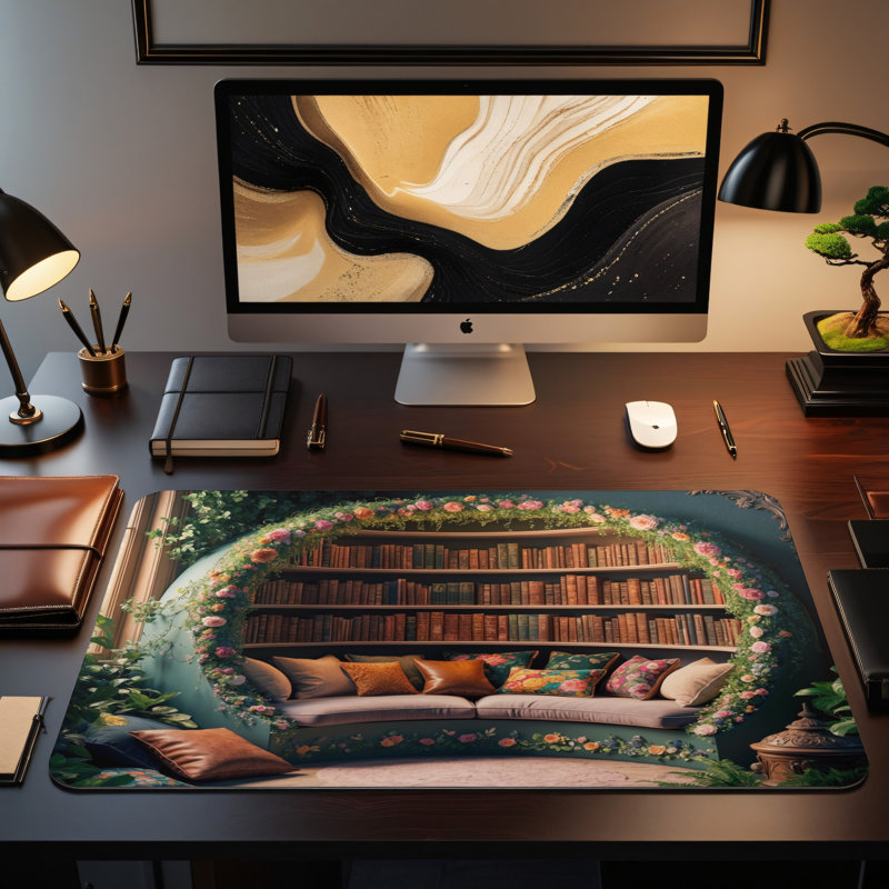 Polyester Desk Pad, 31.5x15.5