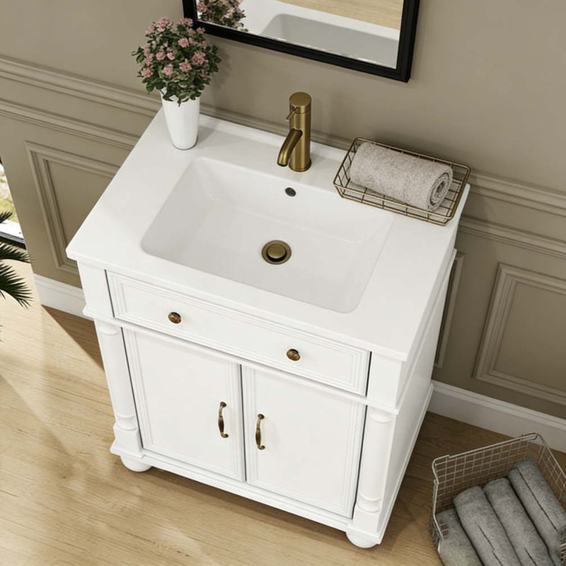 Meuble-lavabo 28 po, Blanc