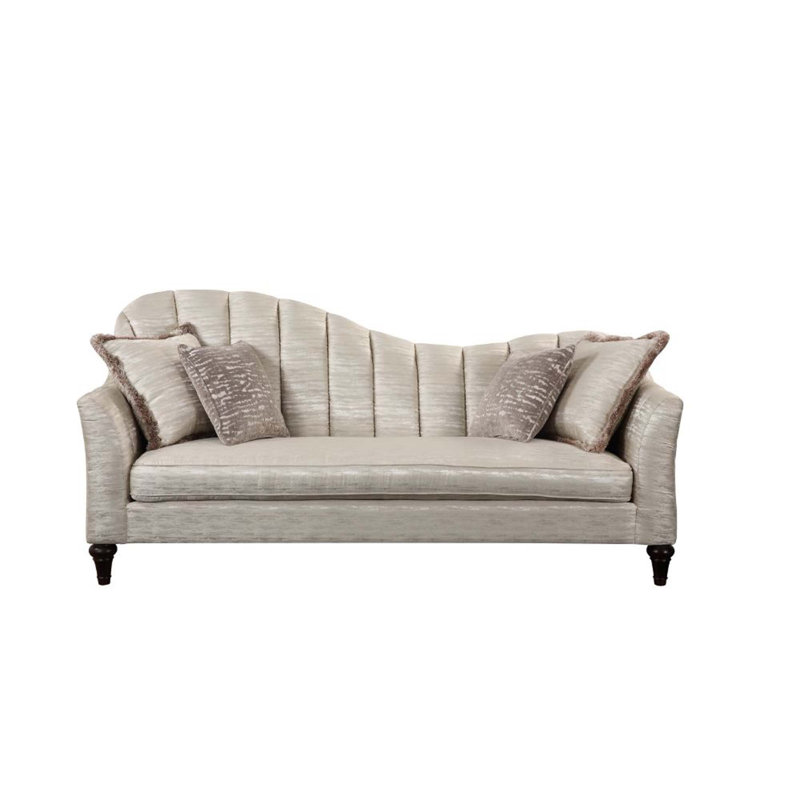 Carizma Upholstered 85.6 " Fabric Sofa