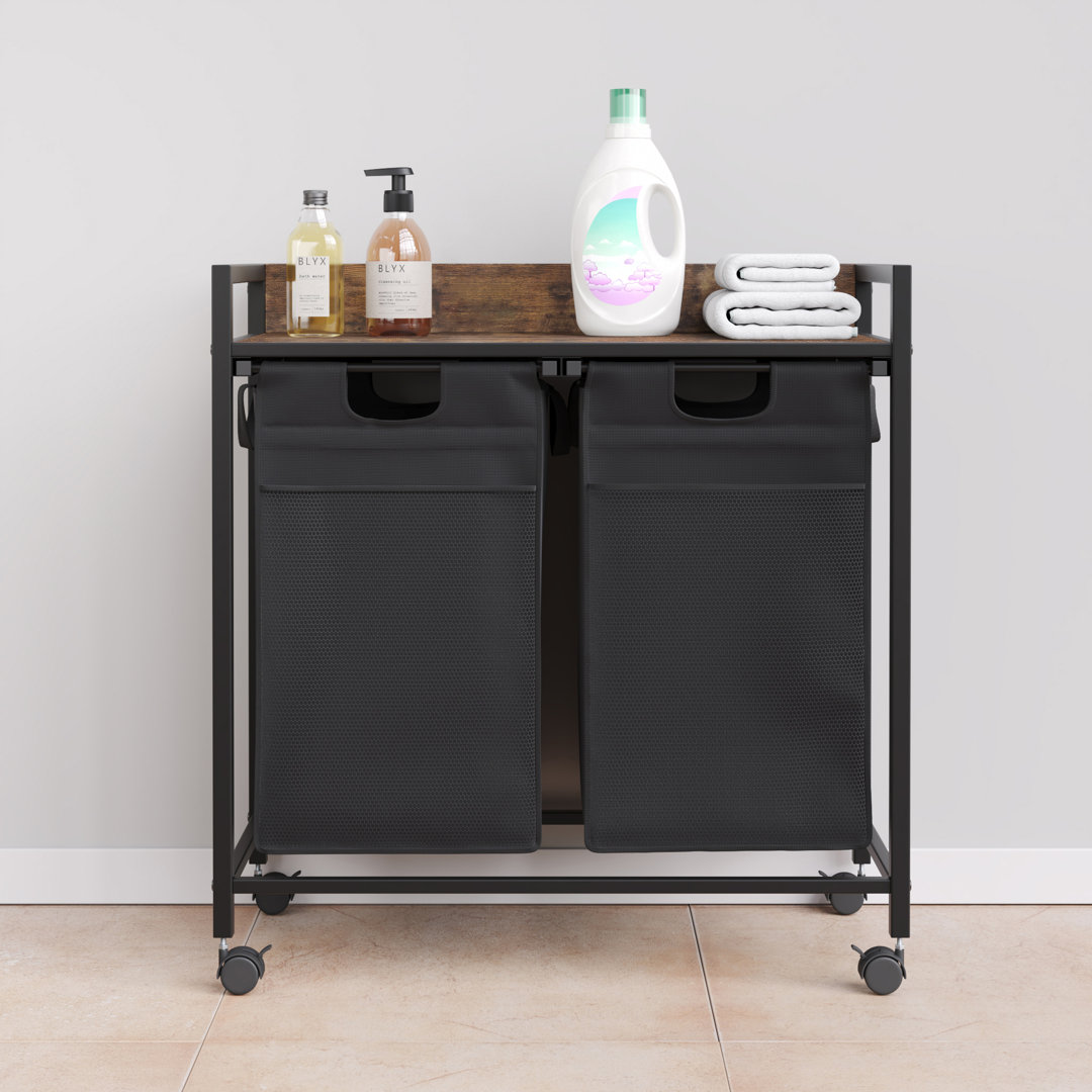 Laundry Basket With Wheels
