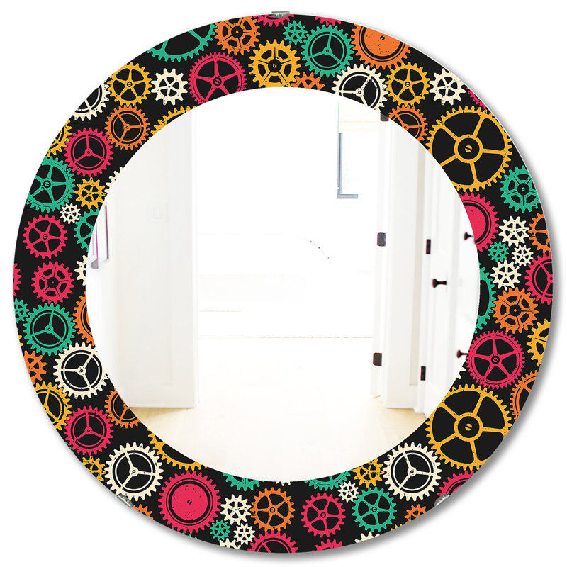 Miroir d'appoint moderne Obsidian Impressions 3, H 31,5 po x l po