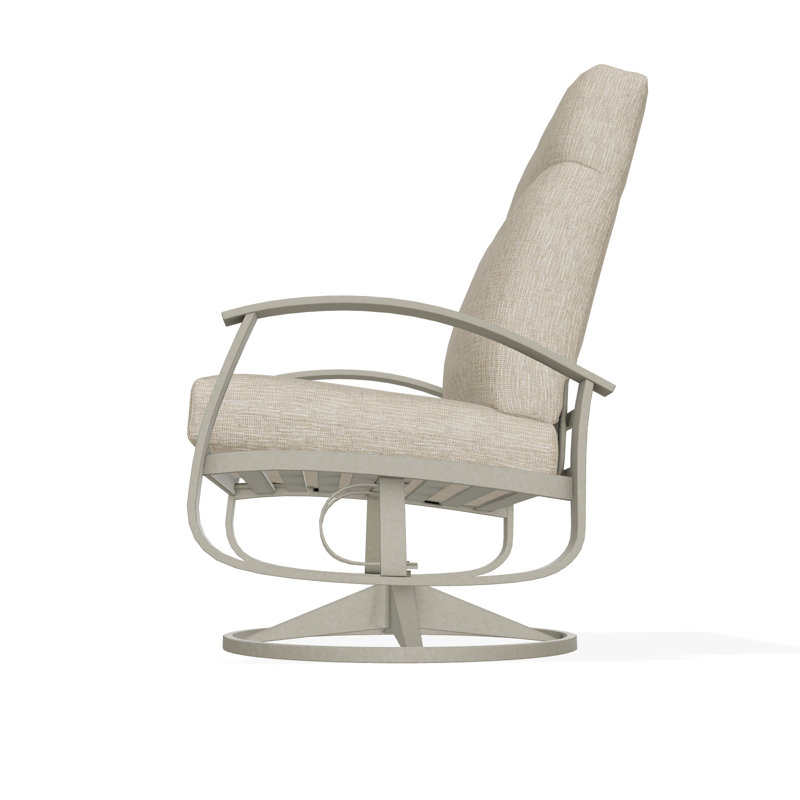 Belle Isle Outdoor Lounge Chair, Storm, Illusion Plaid Birch