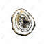 Golden Geode, reproduction sur toile-1397392947