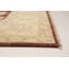Tapis de zone en laine brun/beige 6 pi 2 po x 8 pi 9 po one-of-kind à la main noué la peshawar Vaughn