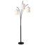 Aldora 87.5'' Black Tree Floor Lamp