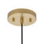 1 - Light Brushed Gold Pendant
