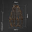 Annjelica 10cm H Metal Empire Lamp Shade-1204956267