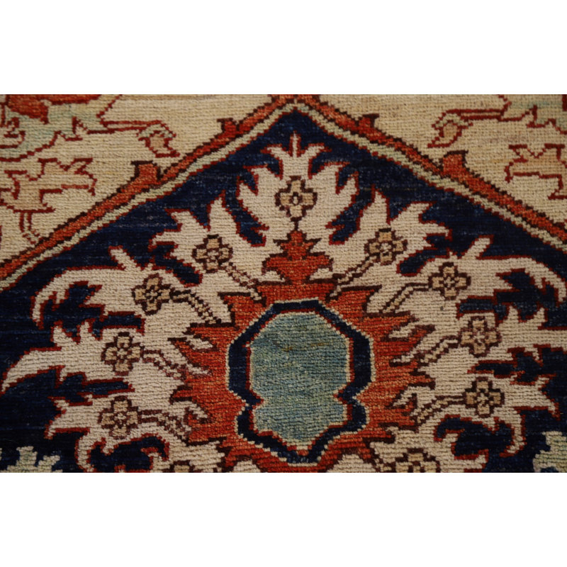 Wool Geometric Indoor Rug, Rectangle 7'11'' x 9'11''