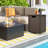 16'' x 16'' Straight PE Wicker Propane Tank Cover