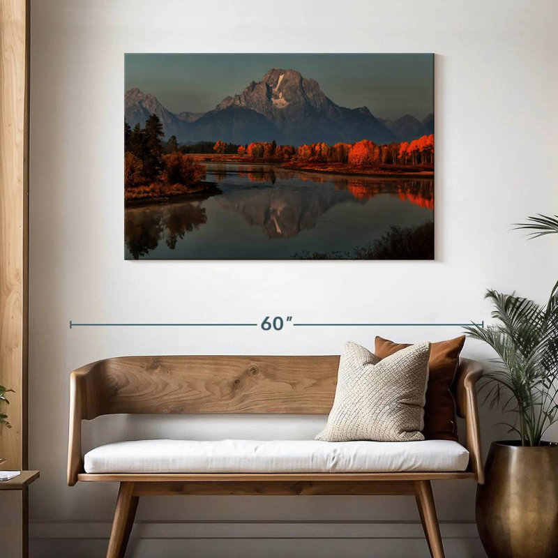Alvord Grand Teton Sunset Kissed Autumn, H 30 po x l 45 po