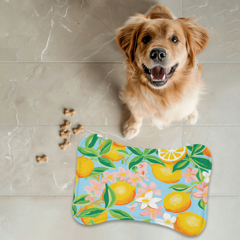 Classy Lemonade Motifs - Tapis d'alimentation en os 1 pièce