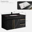 Ensemble de meuble-lavabo flottant 36 po Sanes
