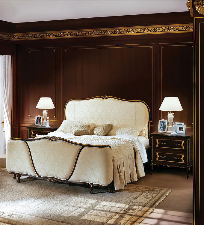 King Upholstered Panel Headboard