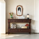 Retro Multifunctional Console Table