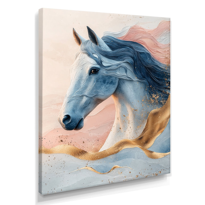 Mariande - animaux, art mural, Toile tendue, Ne s’applique pas, H 20 po x l 12 po