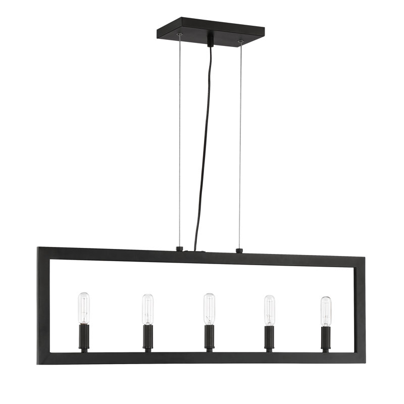 Biay 5 - Light Kitchen Island Pendant, Espresso