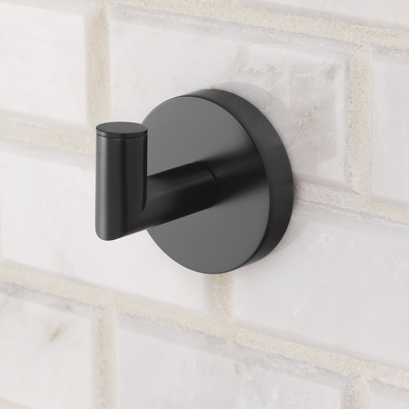 Neo Wall Mounted Robe Hook, Matte Black