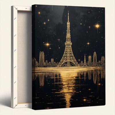 Night Sky Canvas Wall Art Oil Painting Print Set Of 1