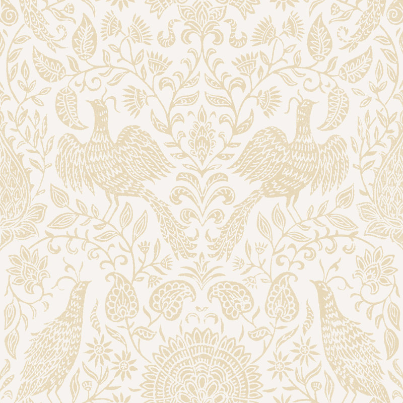 Superfresco Easy Wren Buttermilk Wallpaper, Yellow