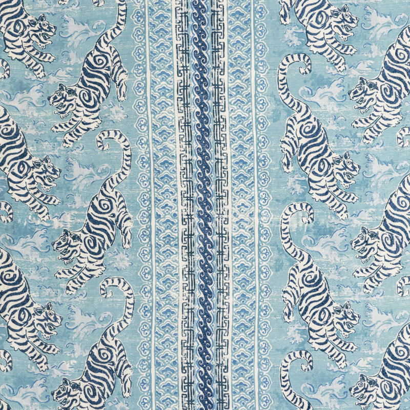 Mindoro Bongol Print Fabric, Sky