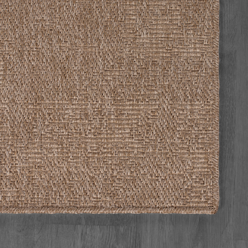 Nadene Natural Beige Indoor Area Rug, Rectangle 6' x 9'