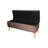 17" High Brown Suede Seat With Hidden Storage Compartment Inside For Seating And Needs