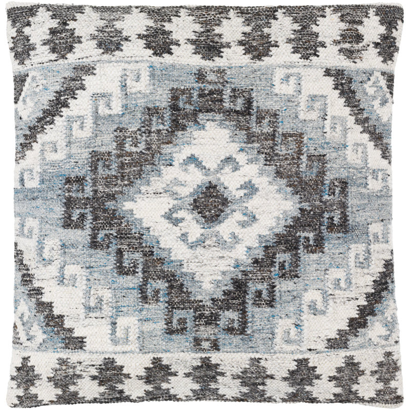 Alyssa Geometric Reversible Throw Pillow, Down Blend, 22"H x 22"W