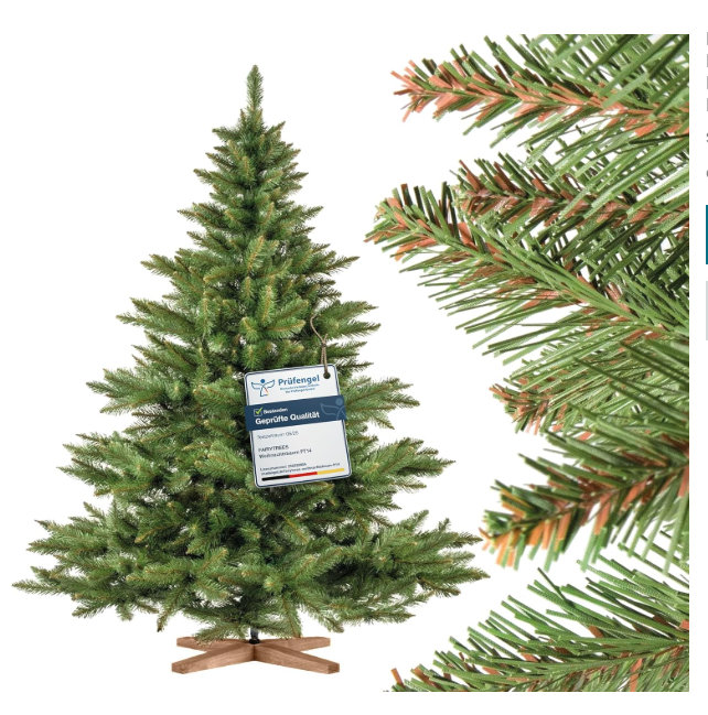 3FT Artificial Christmas Tree, Compact Holiday Tree for Tabletop, Home, Office or Party Decor