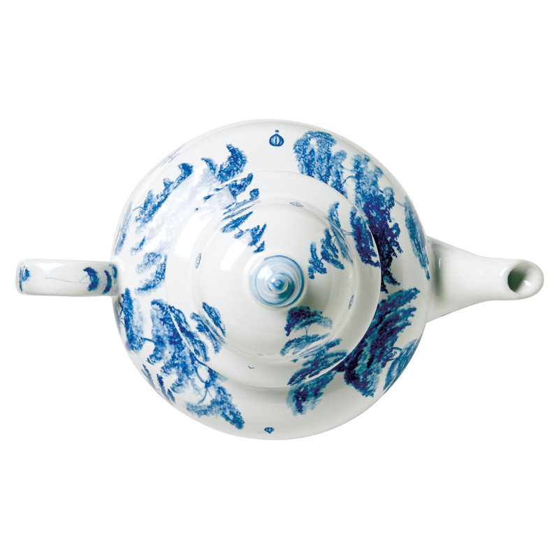 Country Estate Teapot - Delft Blue