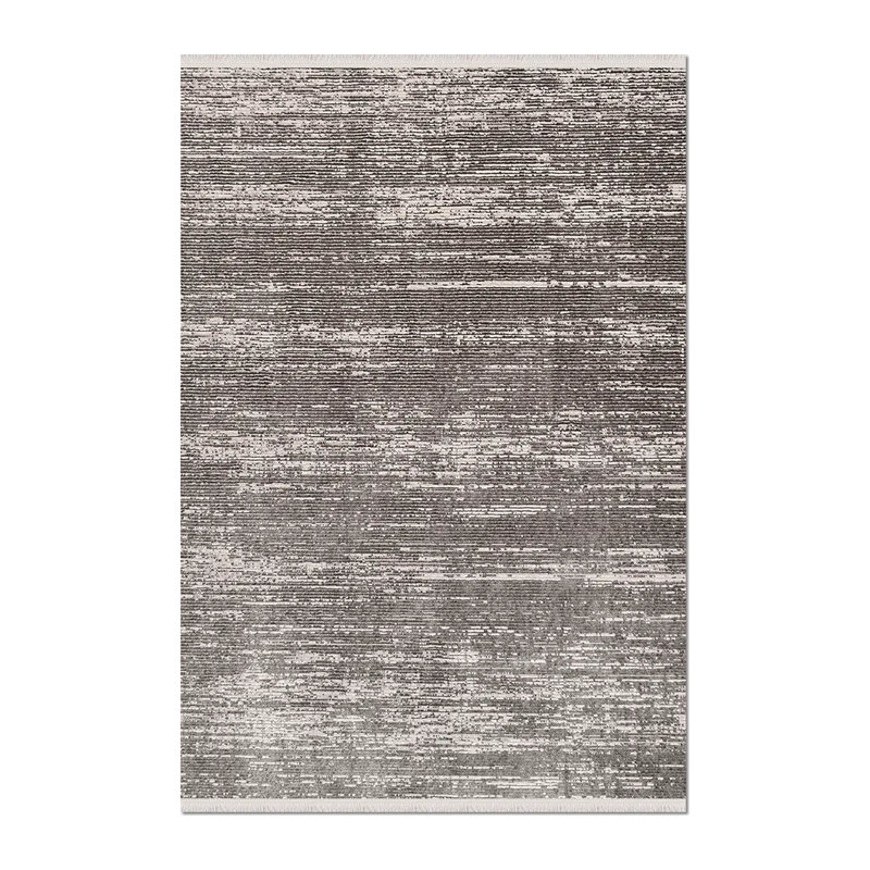 Cotton Abstract Indoor Rug, Square 5'3" x 5'3"