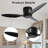 42" Flush Mount Ceiling Fan Without  Light-523111418-523111175