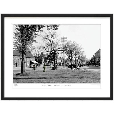 Stevenage, High Street C1955 by Francis Frith - Single Picture Frame Print